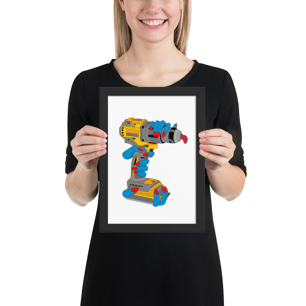 Framed Drill Print - Various Sizes