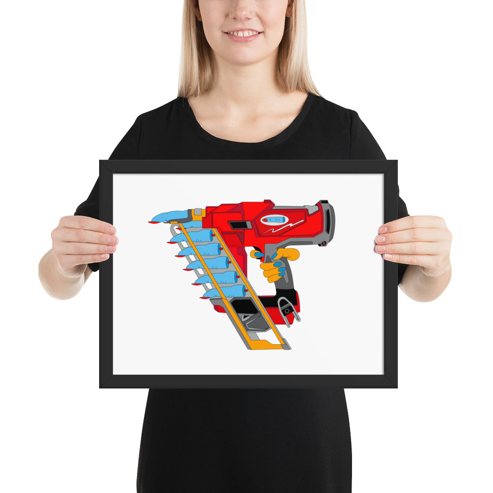Nail Gun Framed Landscape - Various Sizes