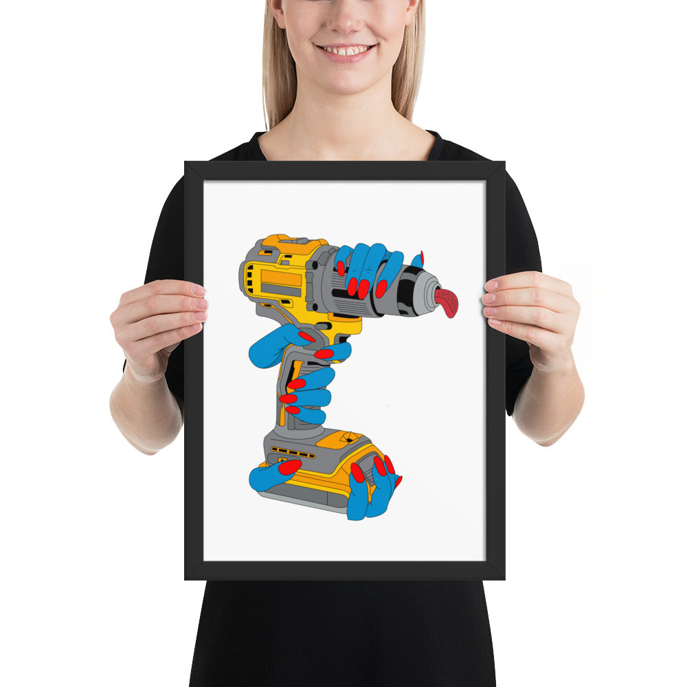 Framed Drill Print - Various Sizes