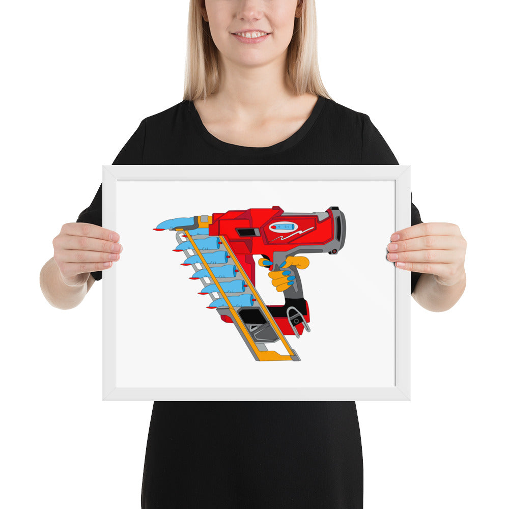 Nail Gun Framed Landscape - Various Sizes