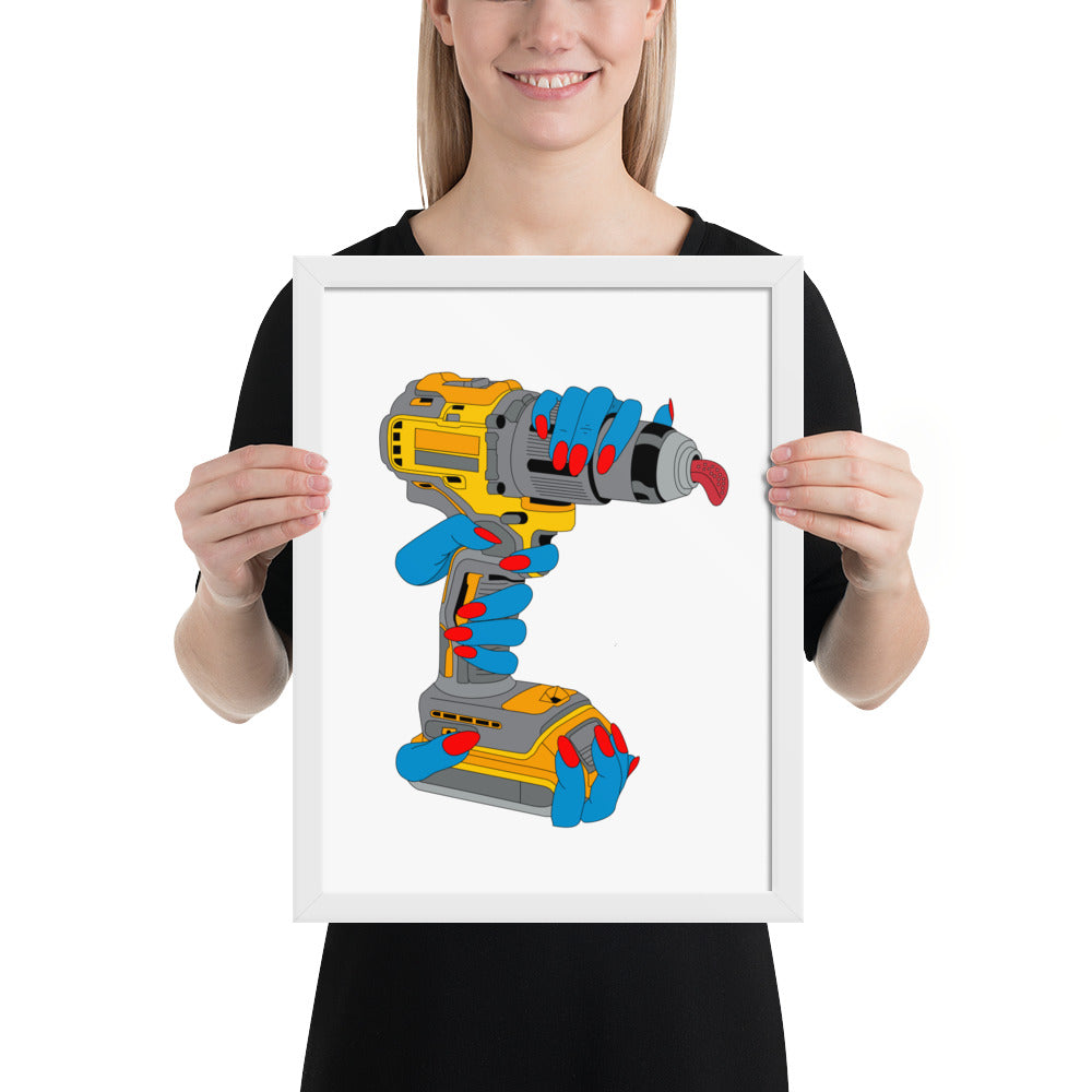 Framed Drill Print - Various Sizes