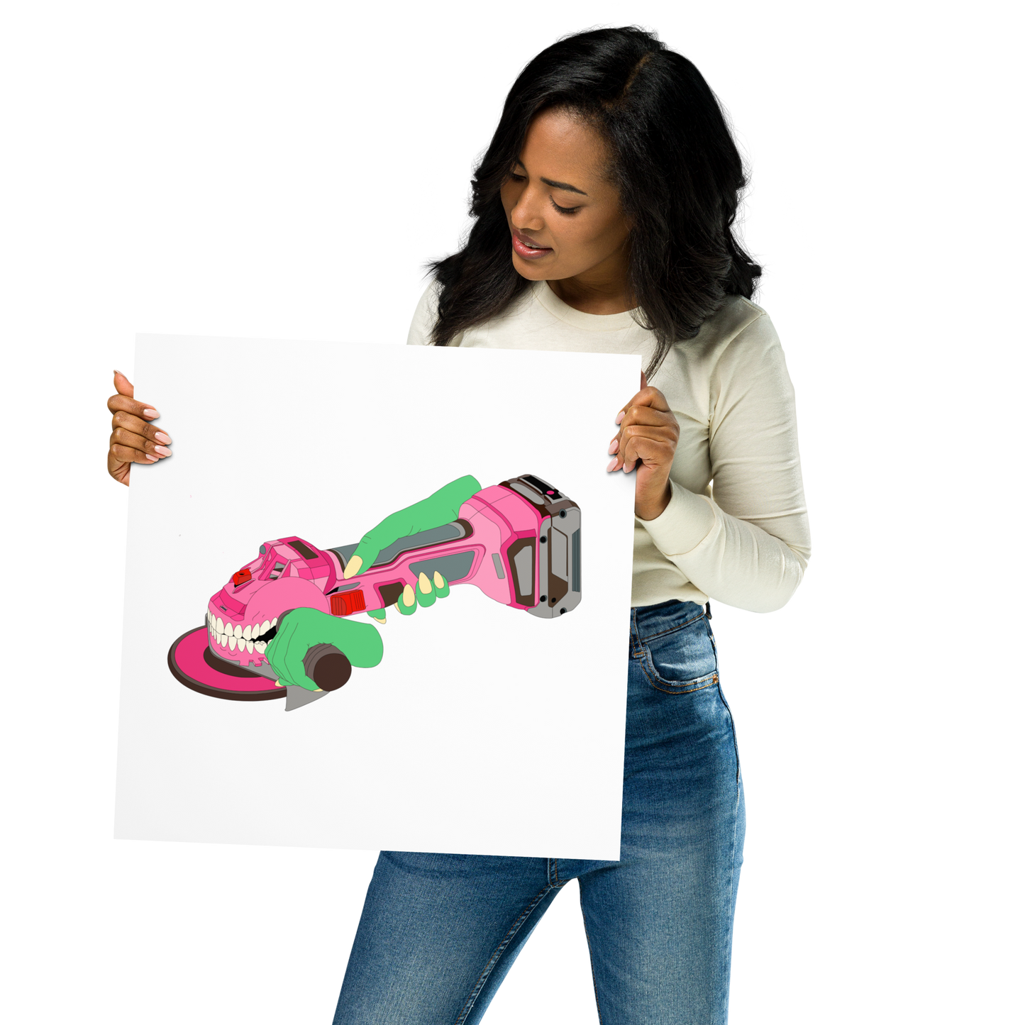 Angle Grinder Print Landscape/Square - Various Sizes