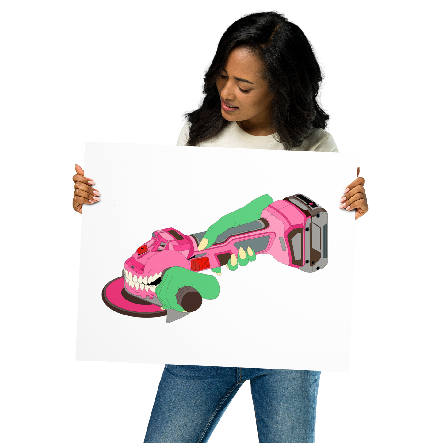 Angle Grinder Print Landscape/Square - Various Sizes