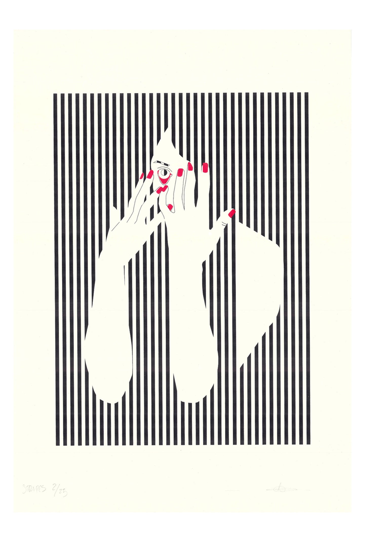 Stripes Screen Print A2