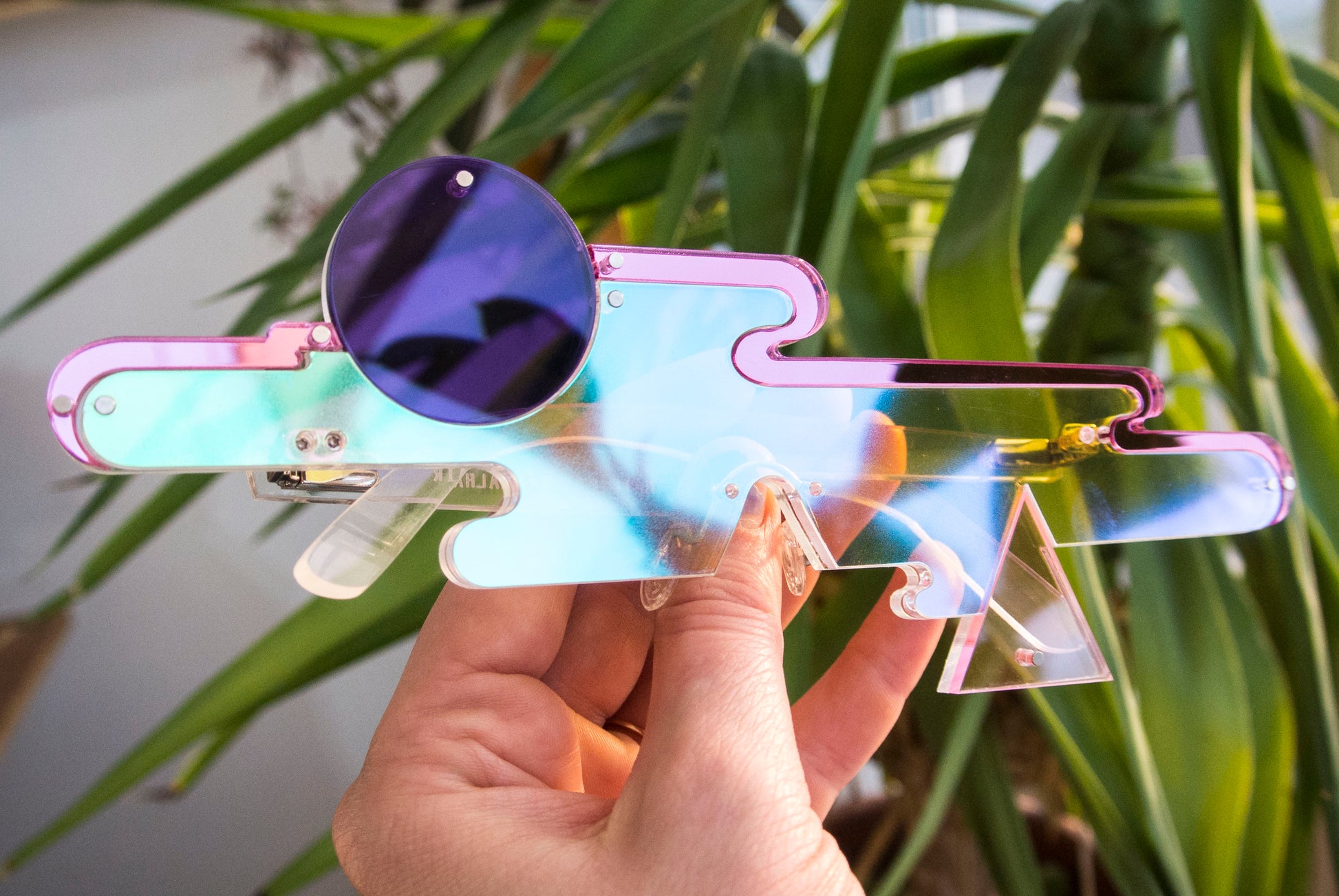 Sunset avant garde eyewear design by Animalhair