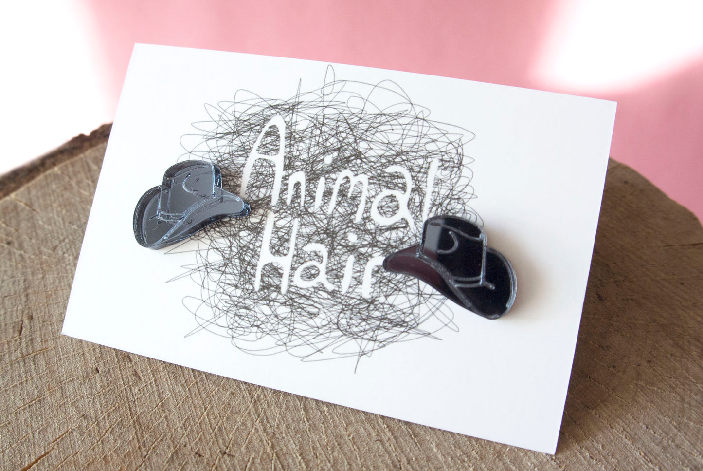 Cowboy Hat Stud Earrings