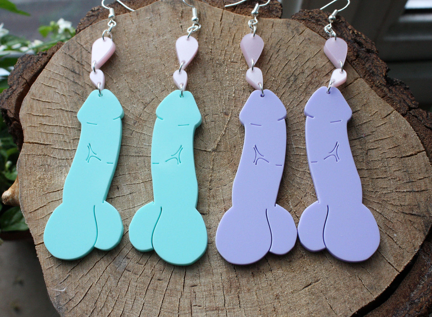 Pastel Dick Earrings