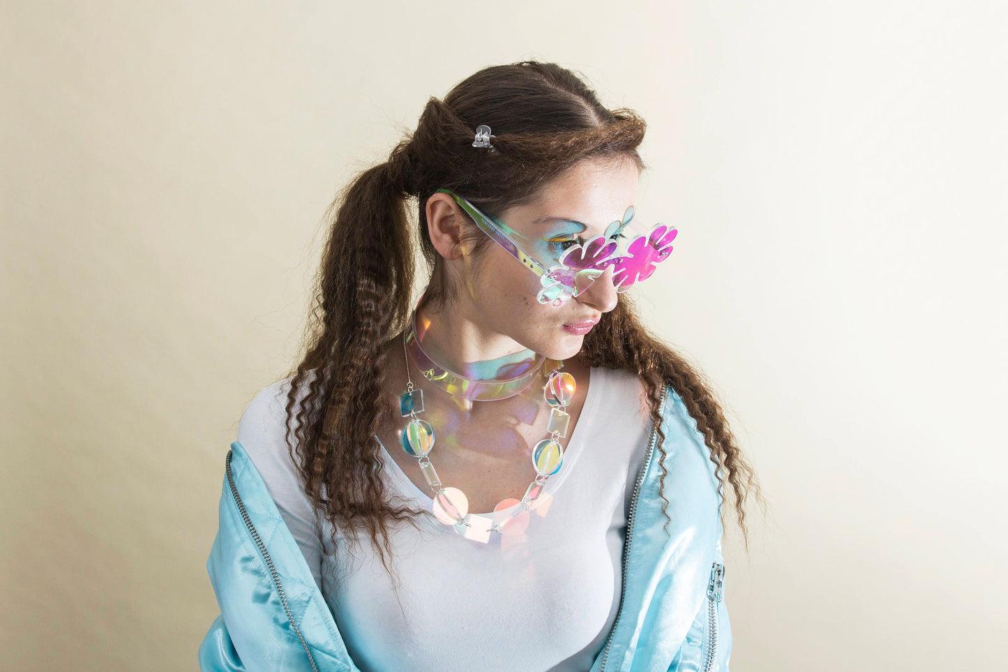 Neon Daisy Glasses