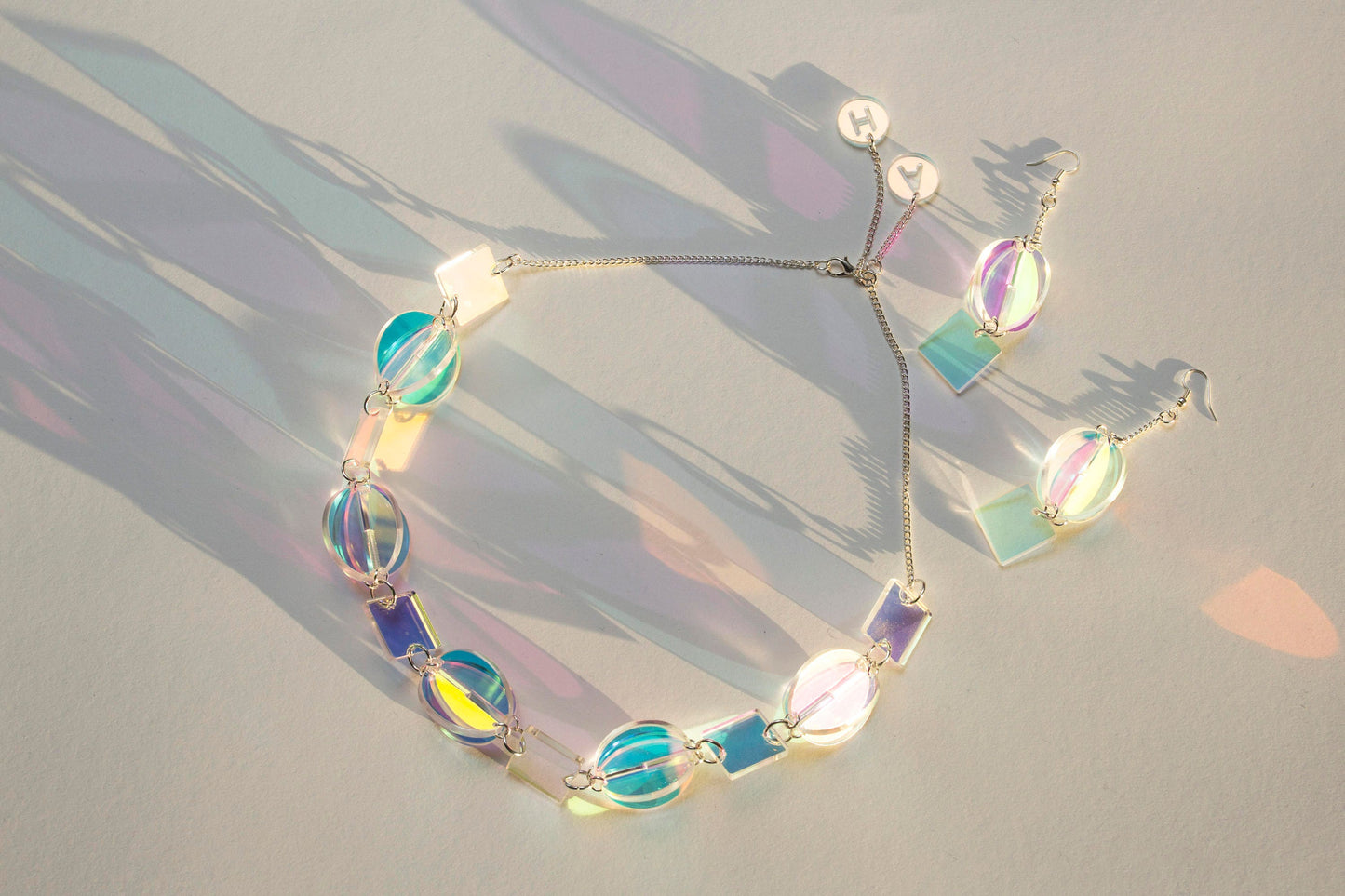 Iridescent Globe Earrings