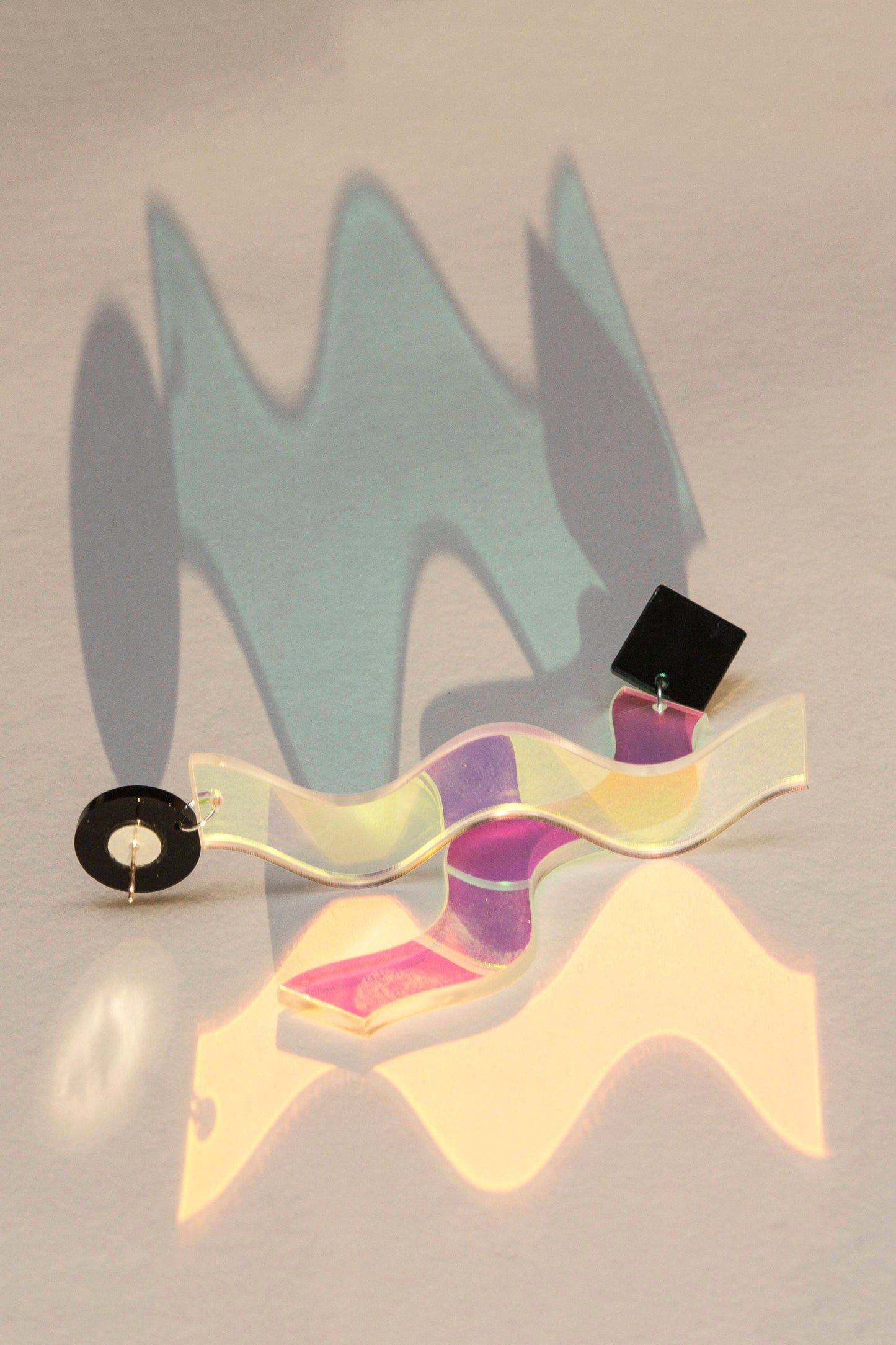 Iridescent Wave earrings