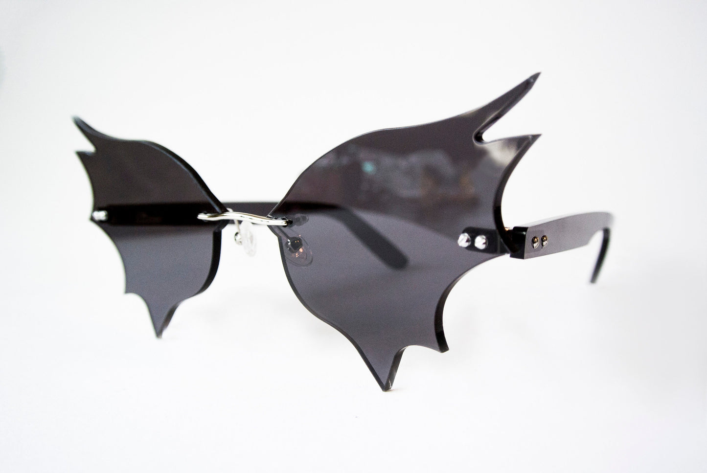 Iridescent Bat Wing Glasses