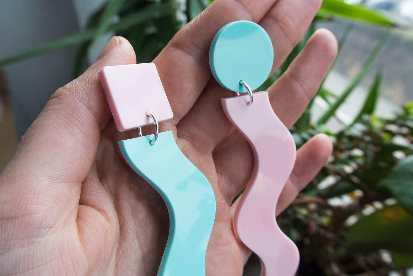 Pastel Wave Earrings