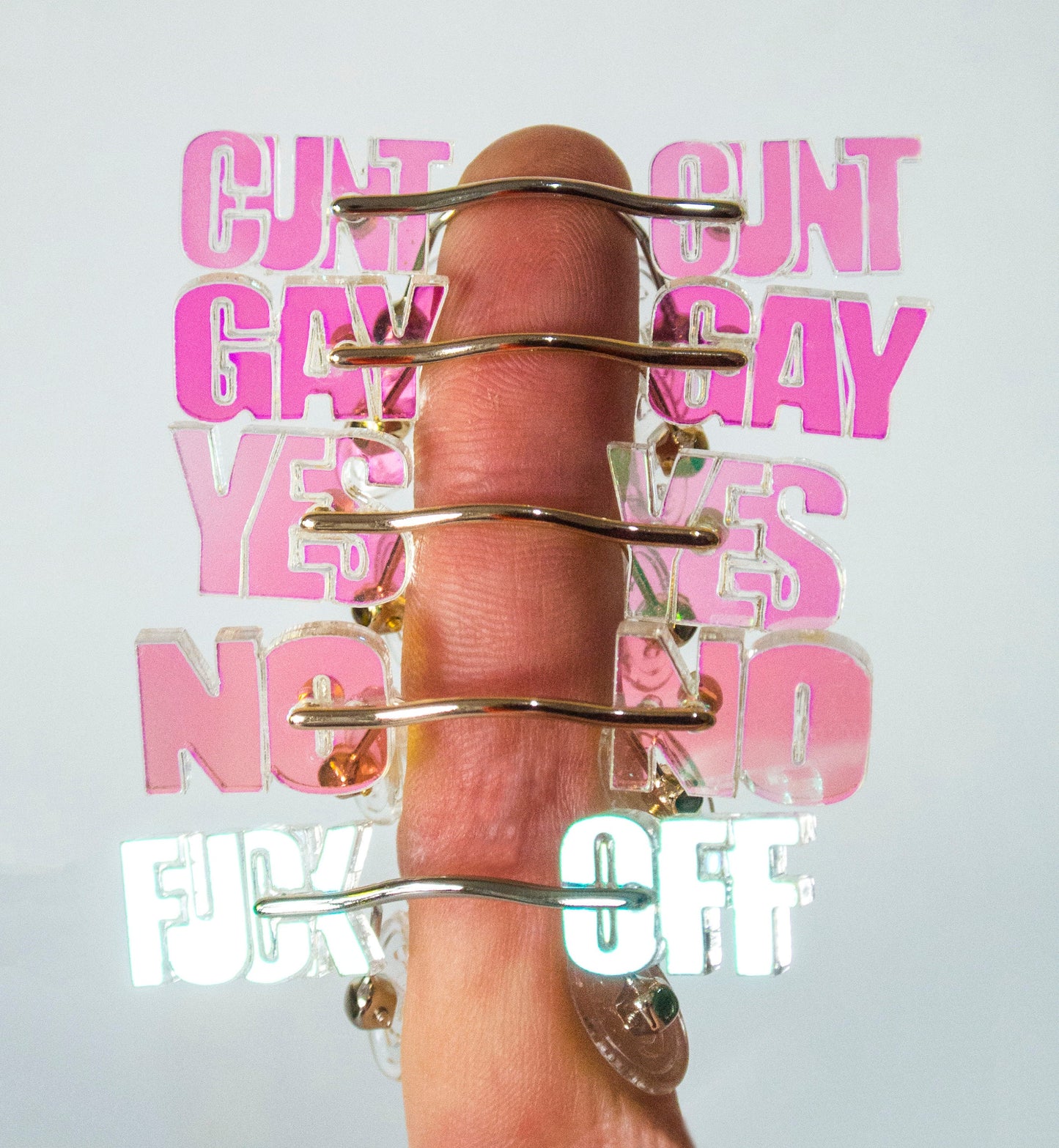Tiny Slogan Glasses