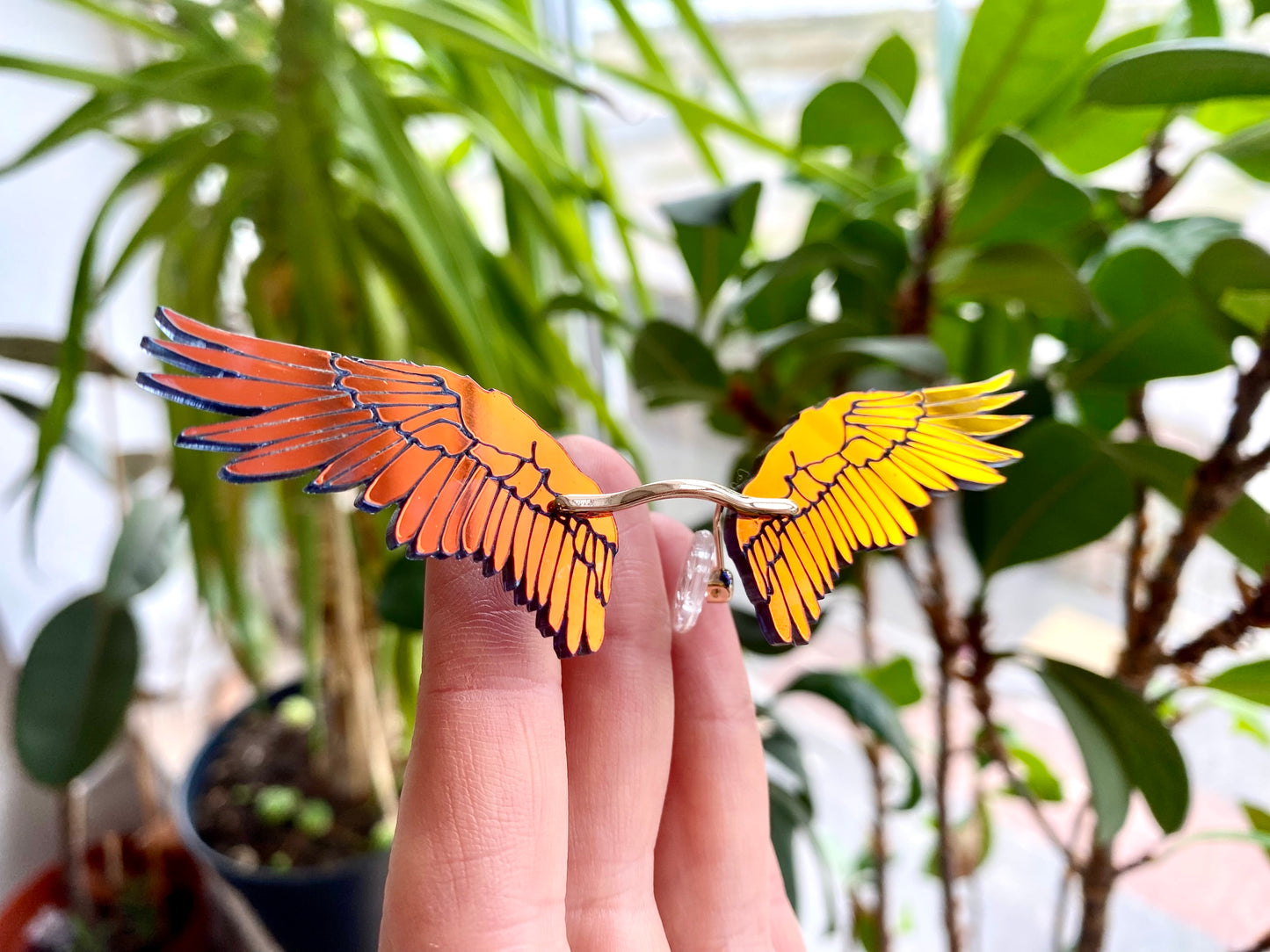 Angel Wing Tiny Glasses