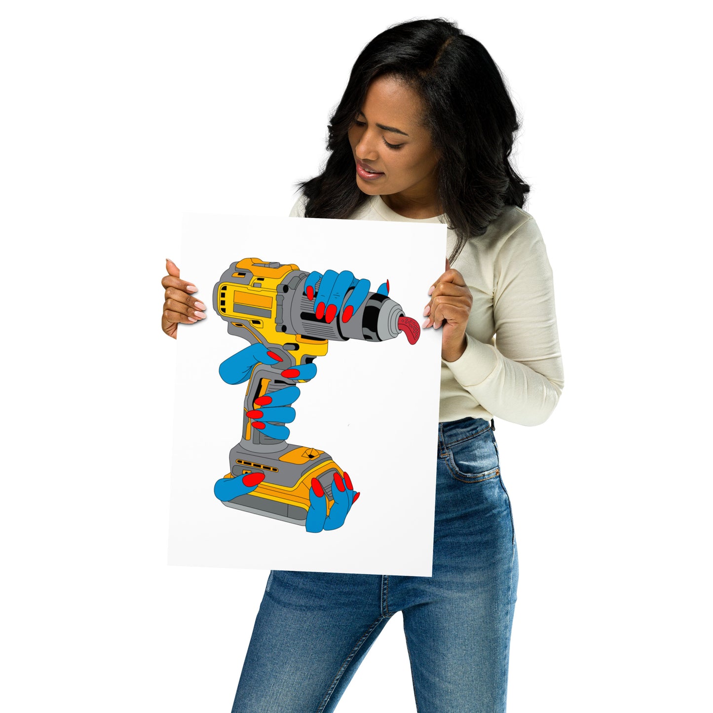 Drill Print Portrait/Square - Various Sizes