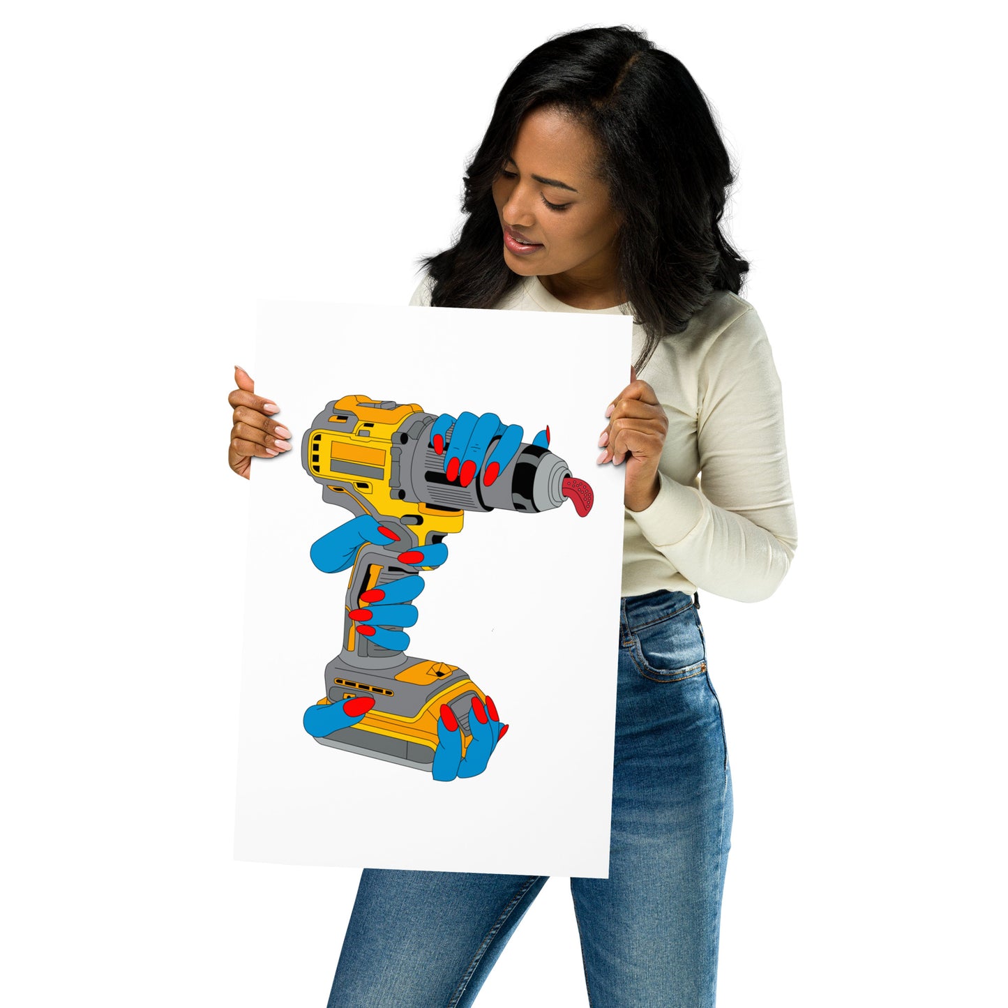 Drill Print Portrait/Square - Various Sizes