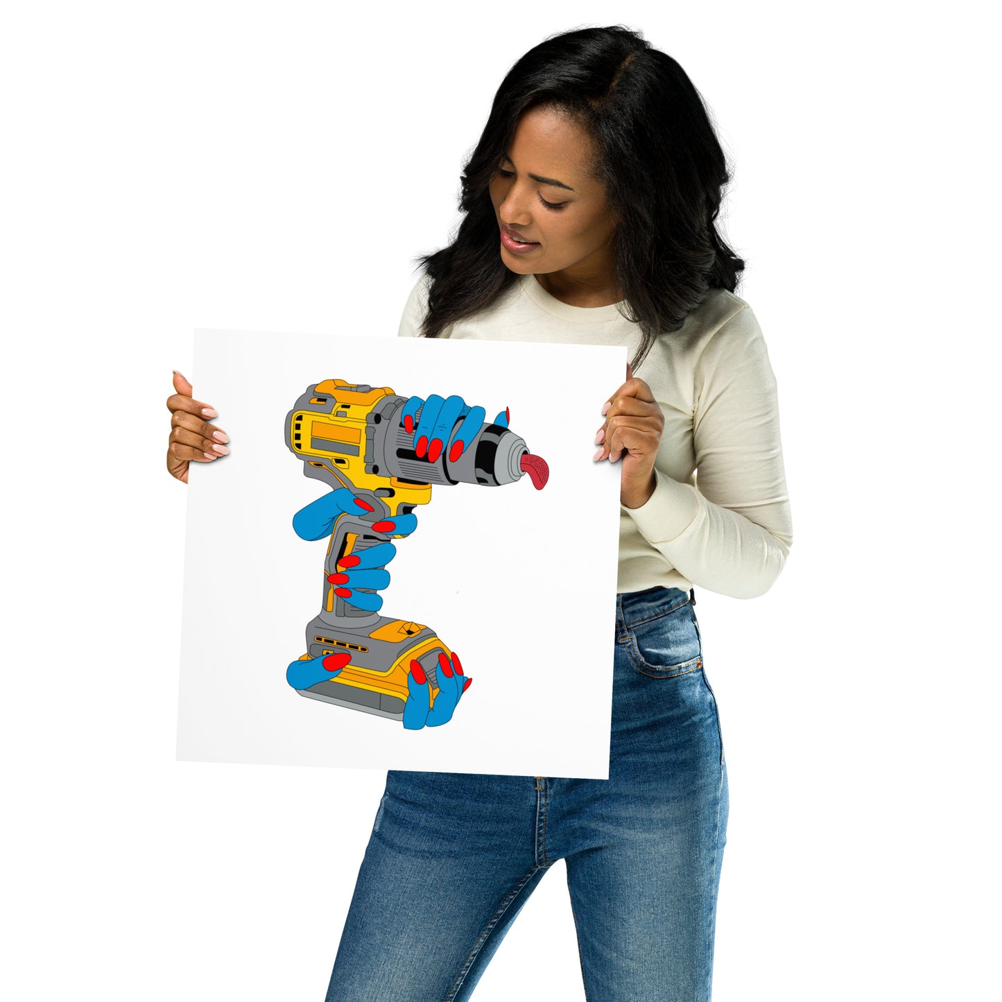 Drill Print Portrait/Square - Various Sizes