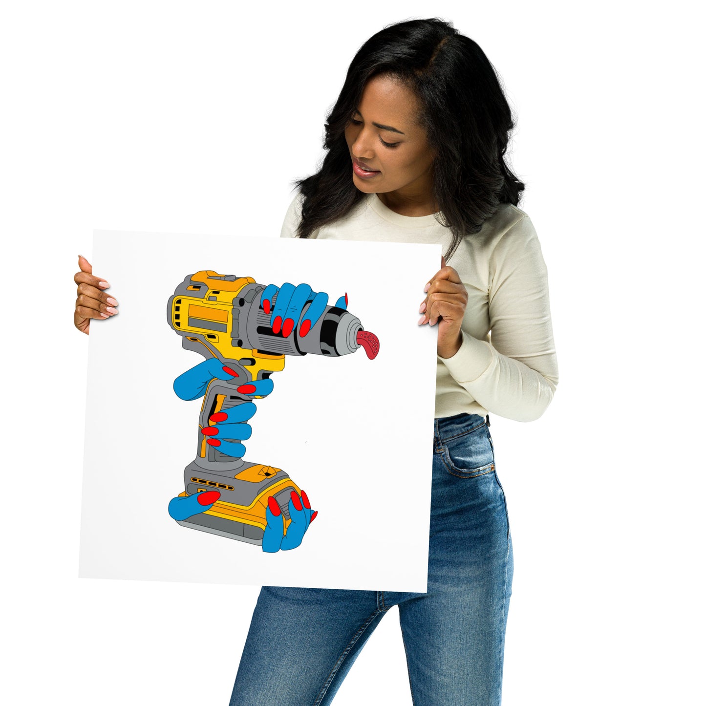 Drill Print Portrait/Square - Various Sizes