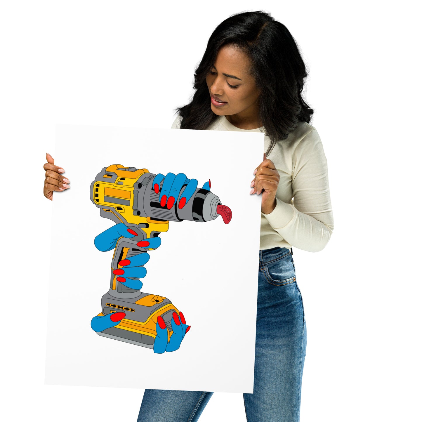 Drill Print Portrait/Square - Various Sizes
