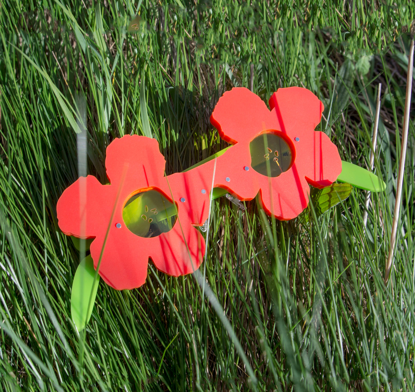 SAMPLE SALE  Warhol Poppy glasses