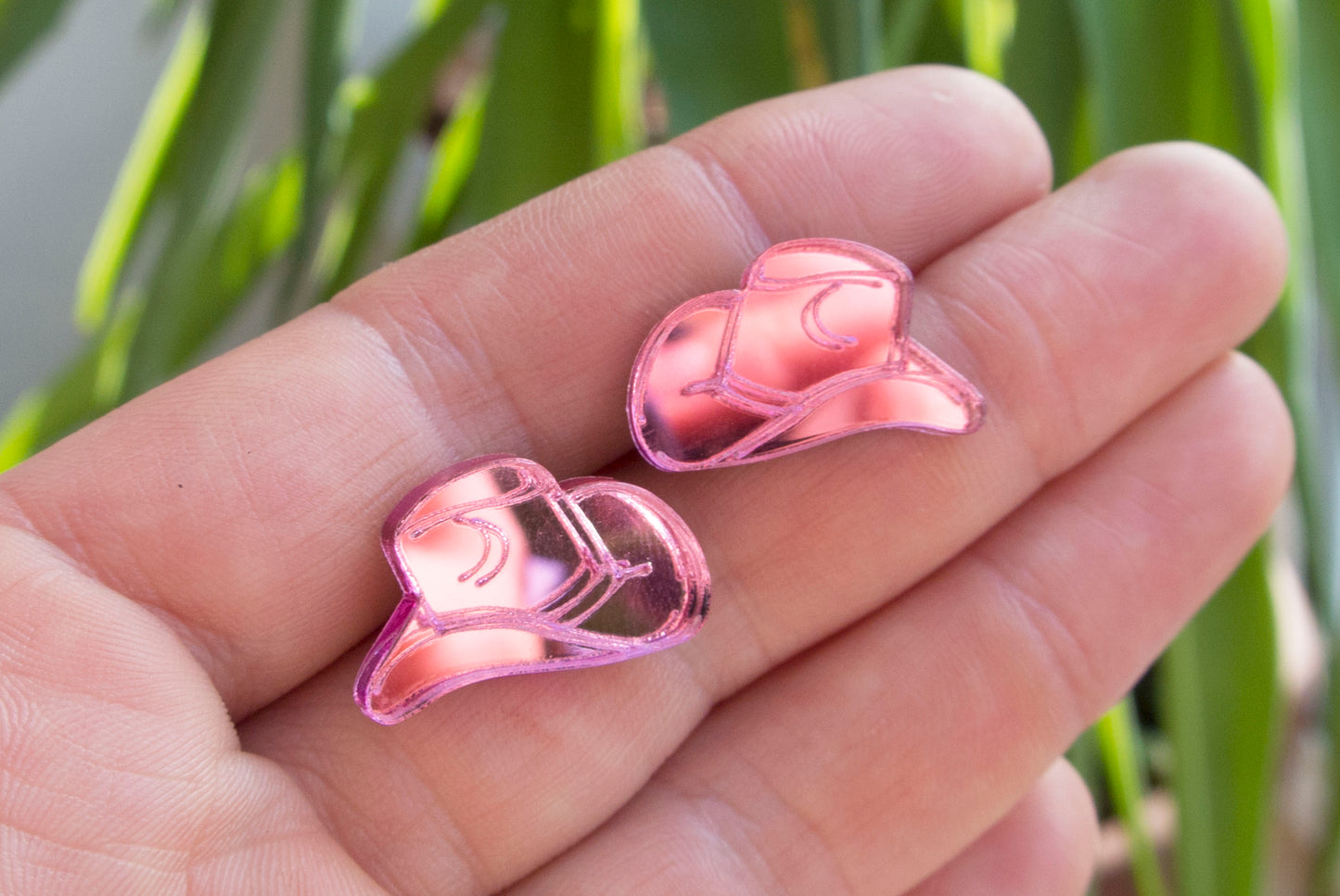 Cowboy Hat Stud Earrings