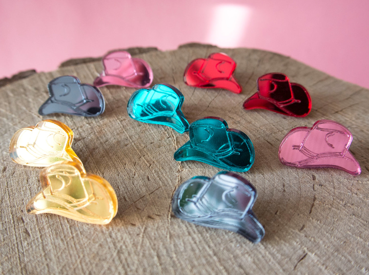 Cowboy Hat Stud Earrings