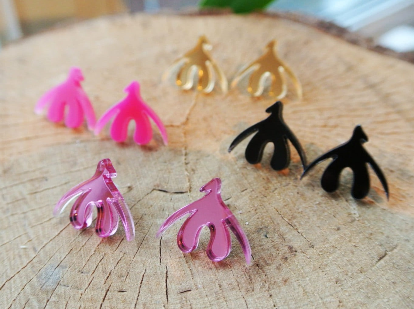 Clitoris Stud Earrings in 4 colours