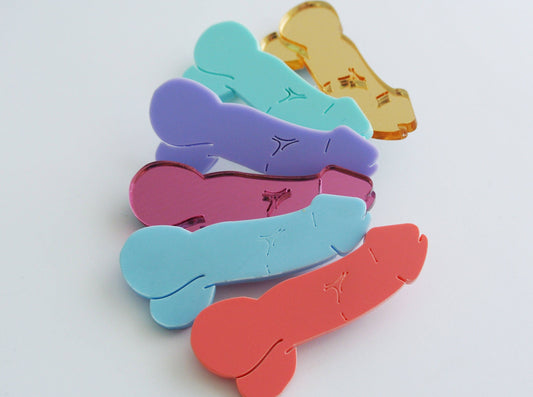 Dick brooch in 6 colours