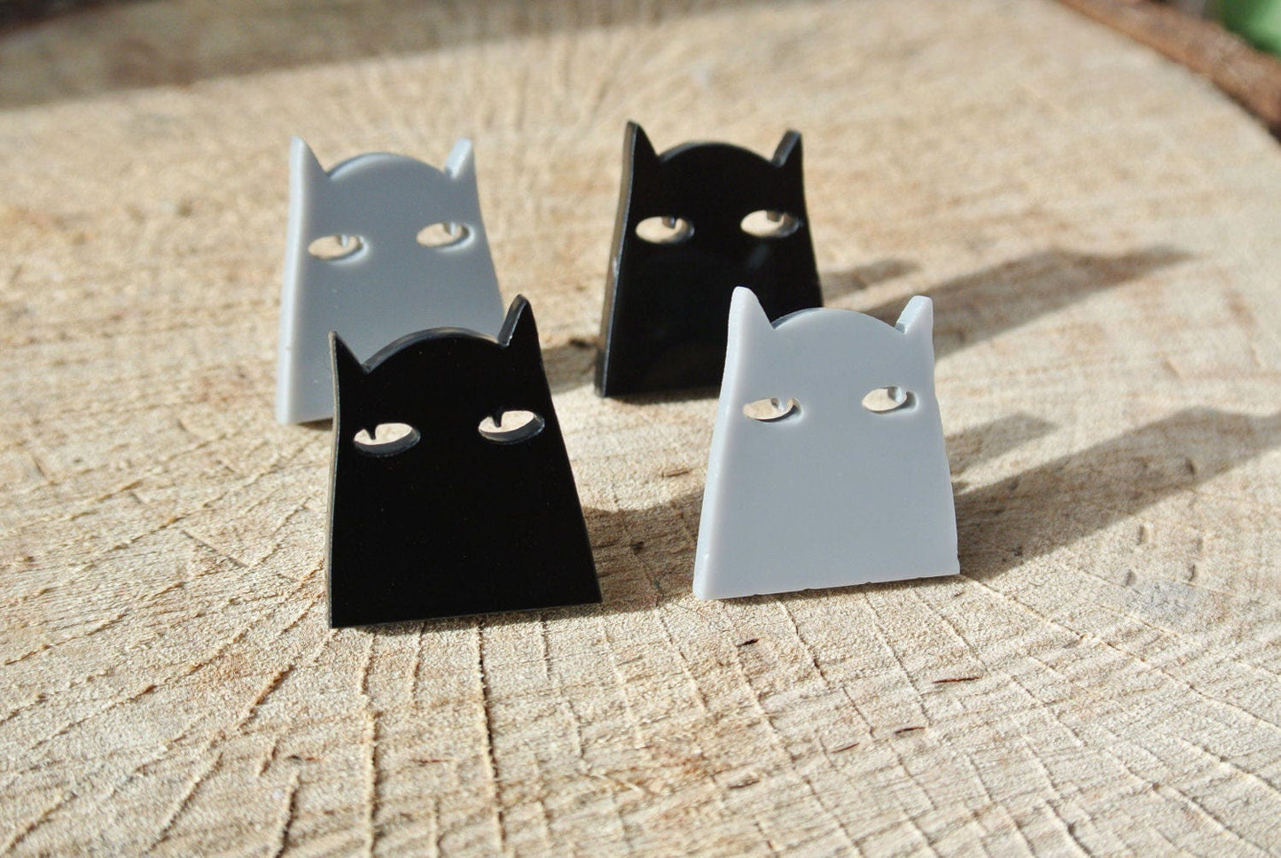 Cat Stud Earrings