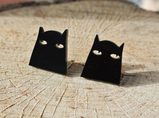 Cat Stud Earrings