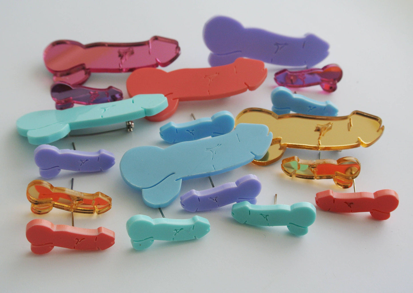 Dick Stud Earrings