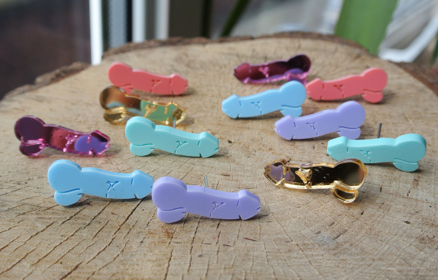 Dick Stud Earrings