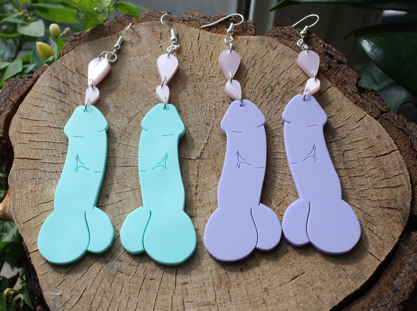 Pastel Dick Earrings