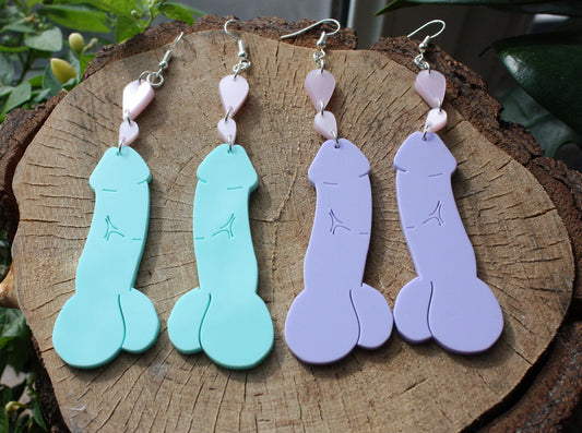 Pastel Dick Earrings