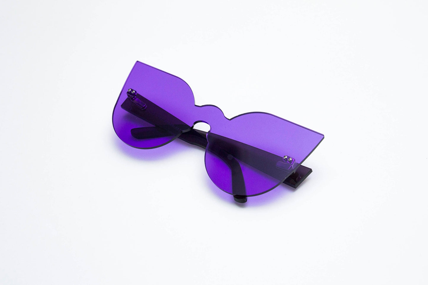 Iridescent Large Cat Eye Glasses