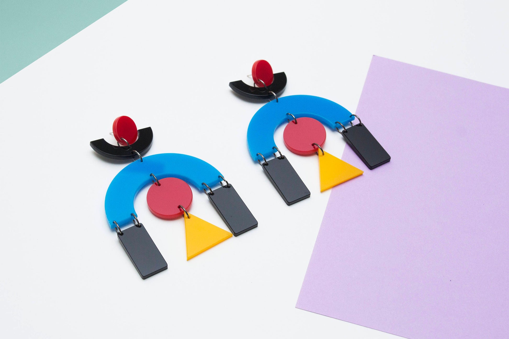Building block inspired earrings by animalhair