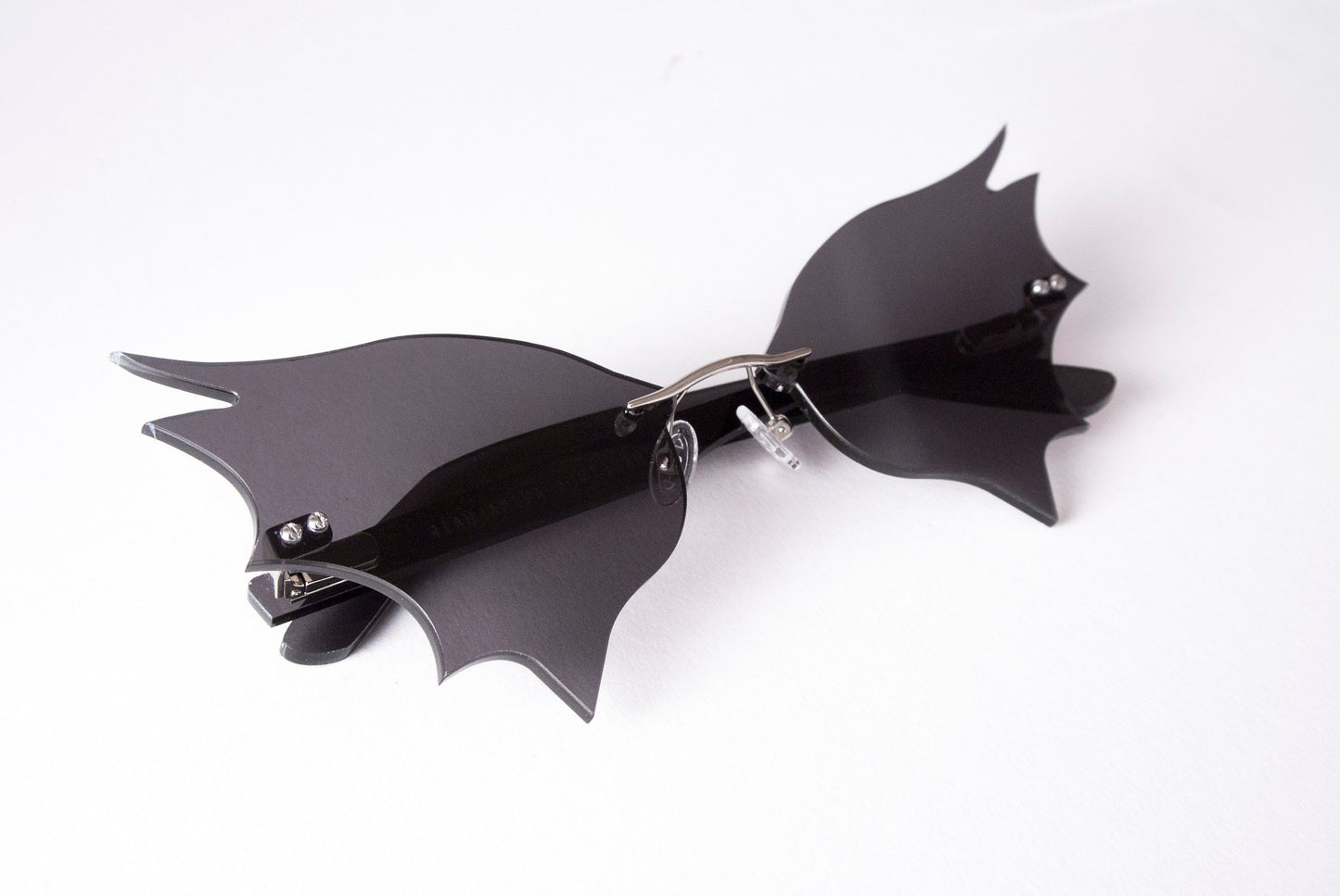 Iridescent Bat Wing Glasses