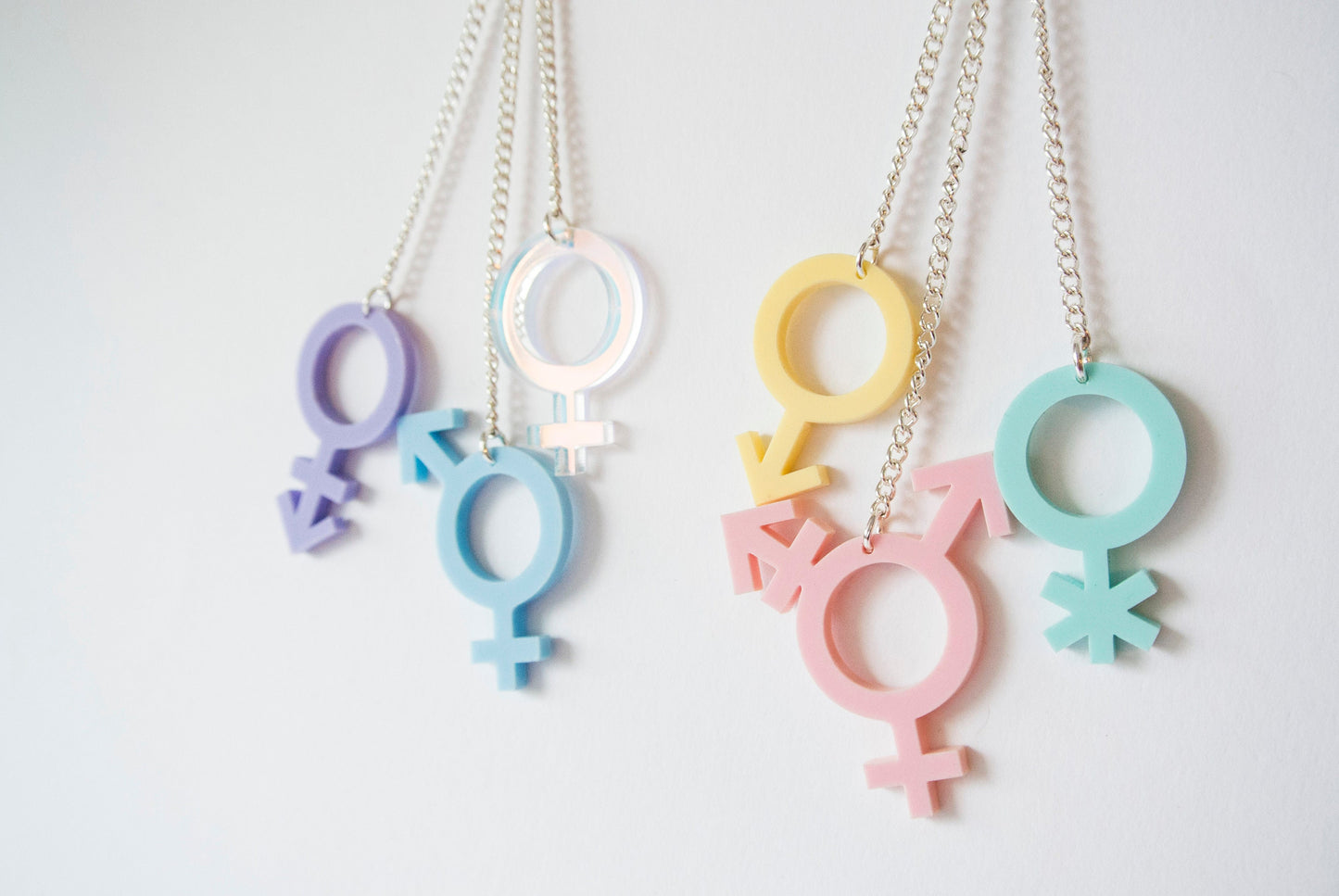 Gender Symbol Cascade Earrings