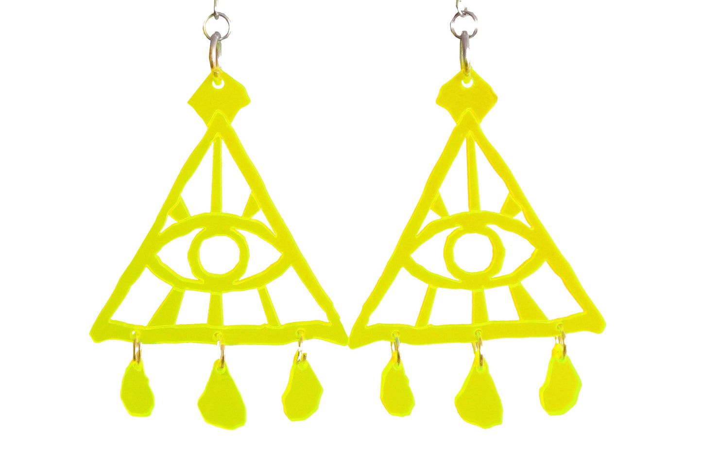 Neon Illuminati Earrings in 3 colours