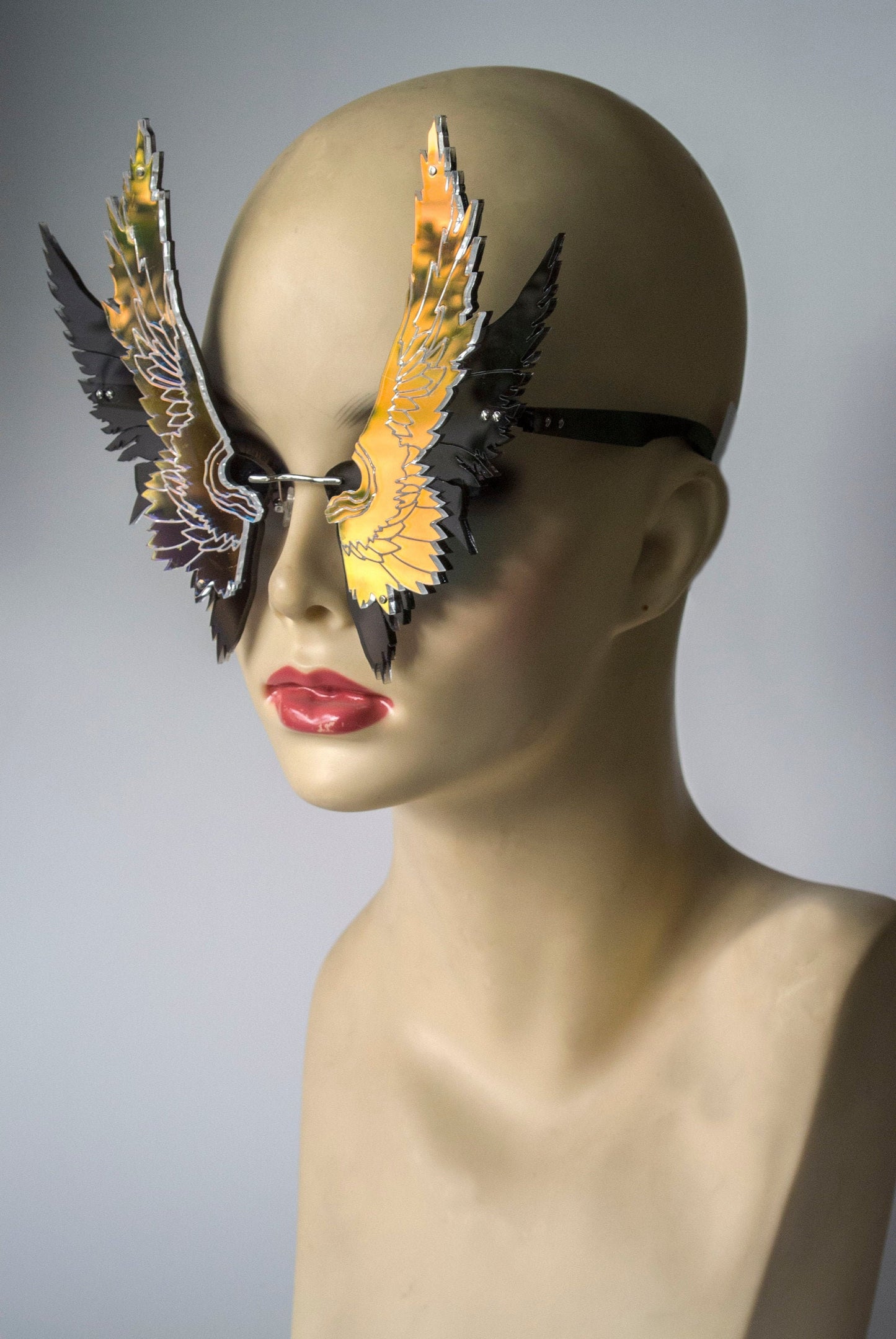 Iridescent Angel Wing Glasses
