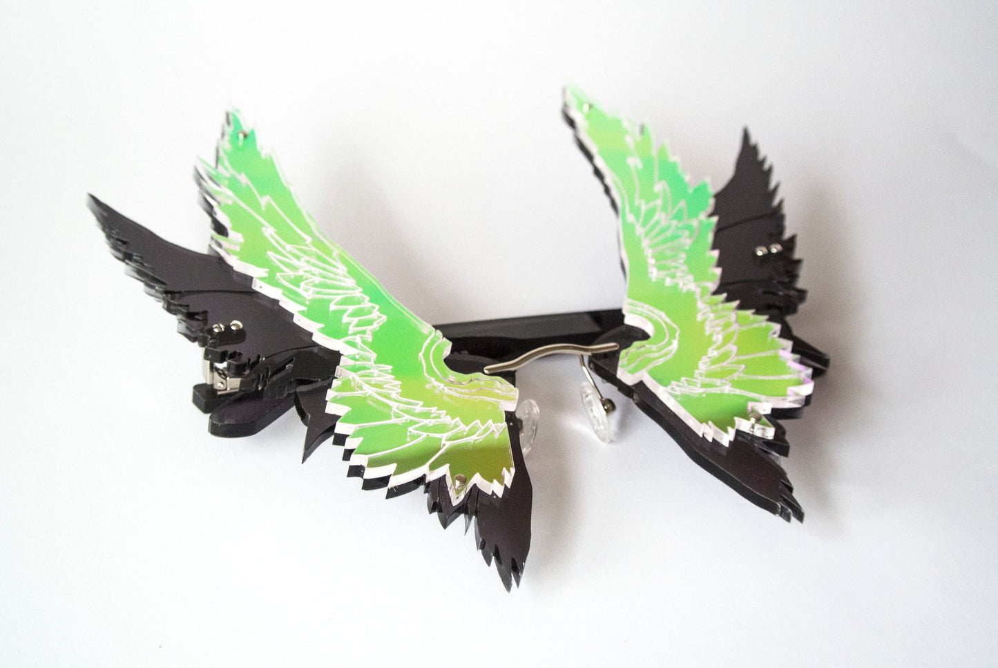 Iridescent Angel Wing Glasses