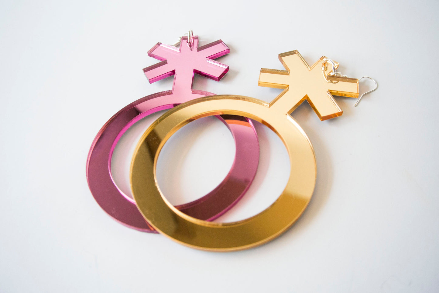 XL Non Binary Symbol Earring