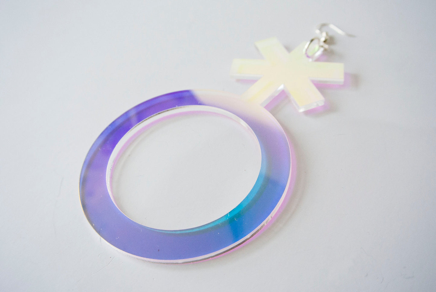XL Non Binary Symbol Earring
