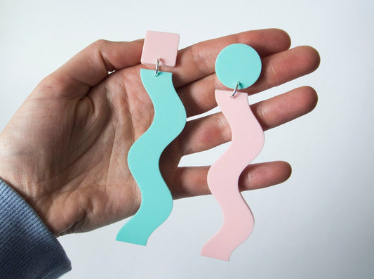 Pastel Wave Earrings