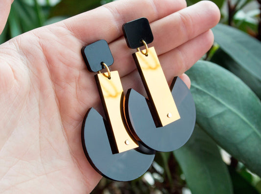 Geometric Tulip Earrings