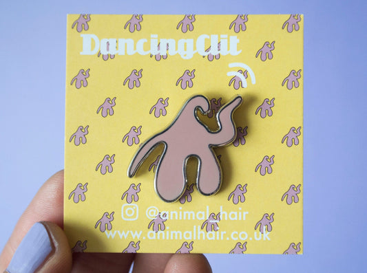 Dancing Clit Pin Badge