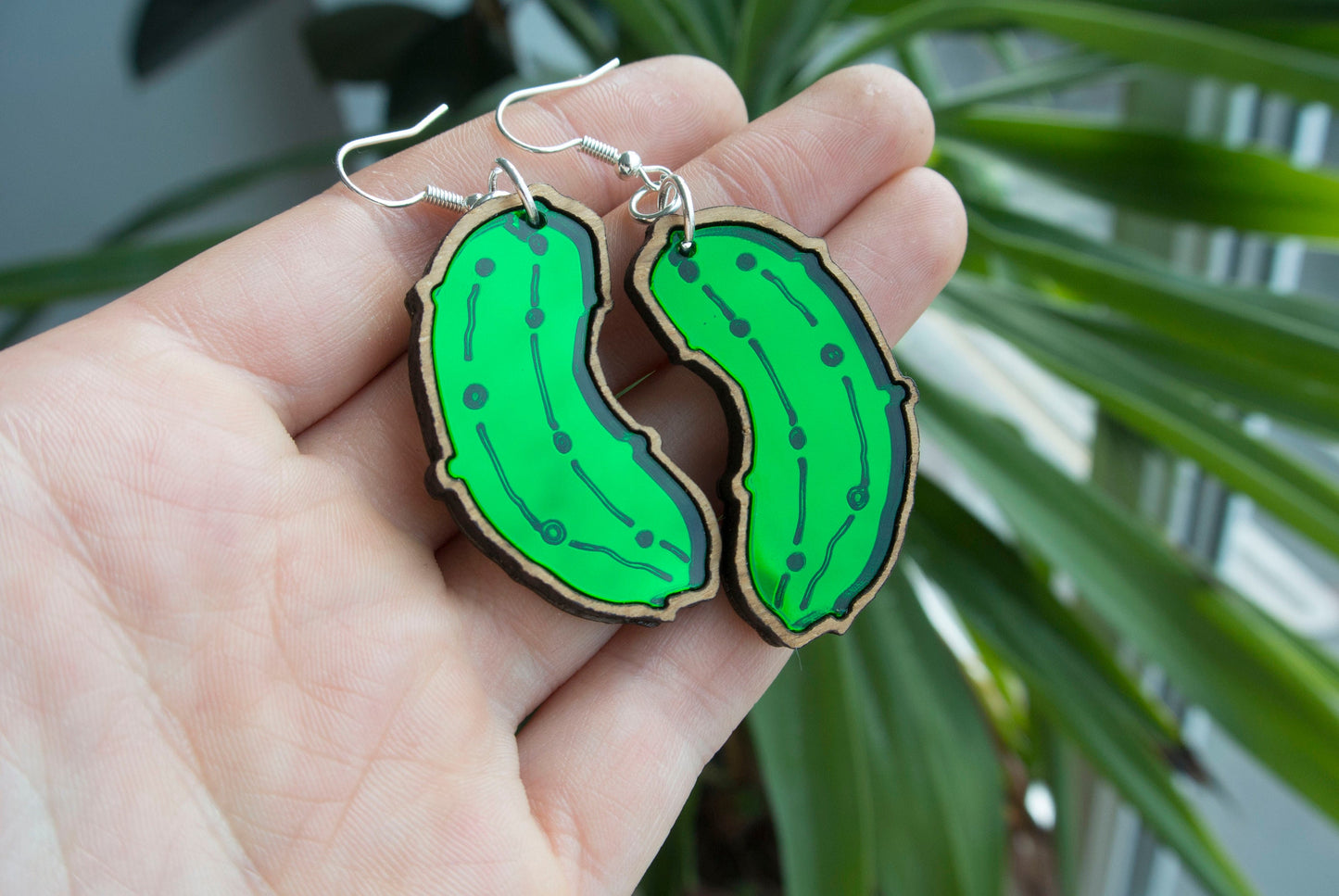 Pickle Drop Earrings