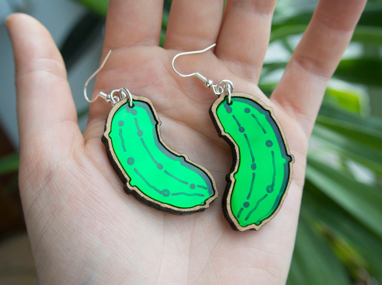 Pickle Drop Earrings