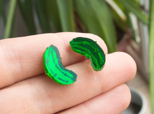 Pickle Stud Earrings