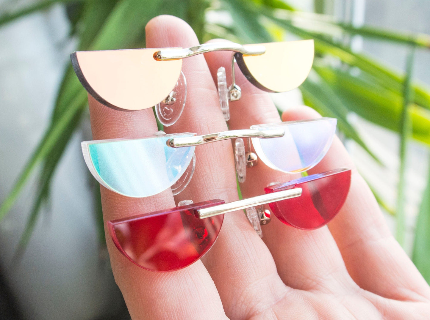 Tiny Half Moon Glasses